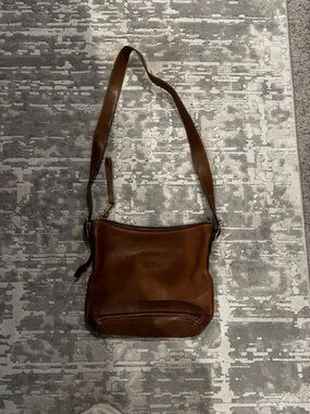 Classic Brown Leather Crossbody Bag - Men's Shoulder Bag